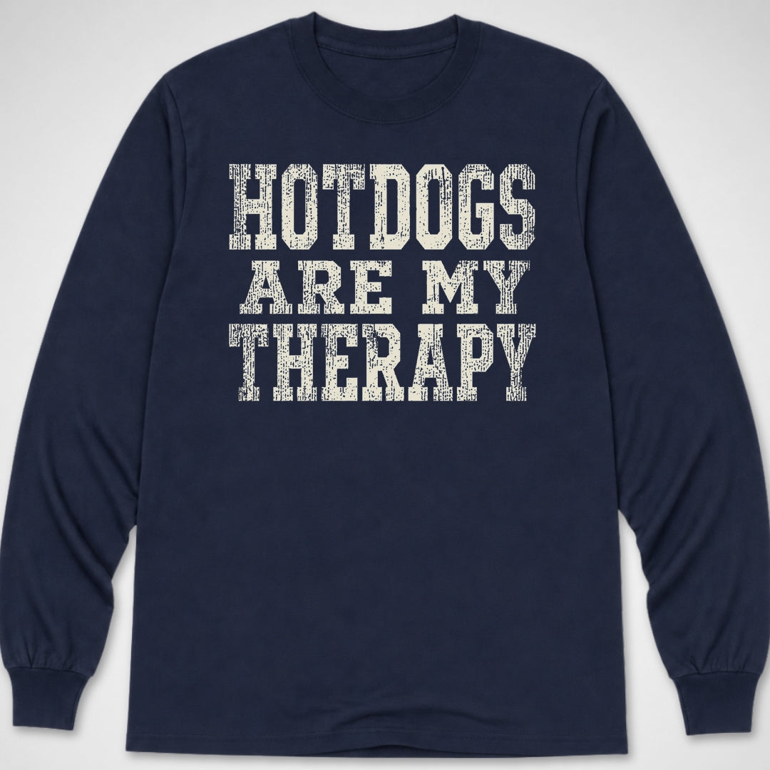 Hotdog Therapy — Long Sleeve Tee product image 5