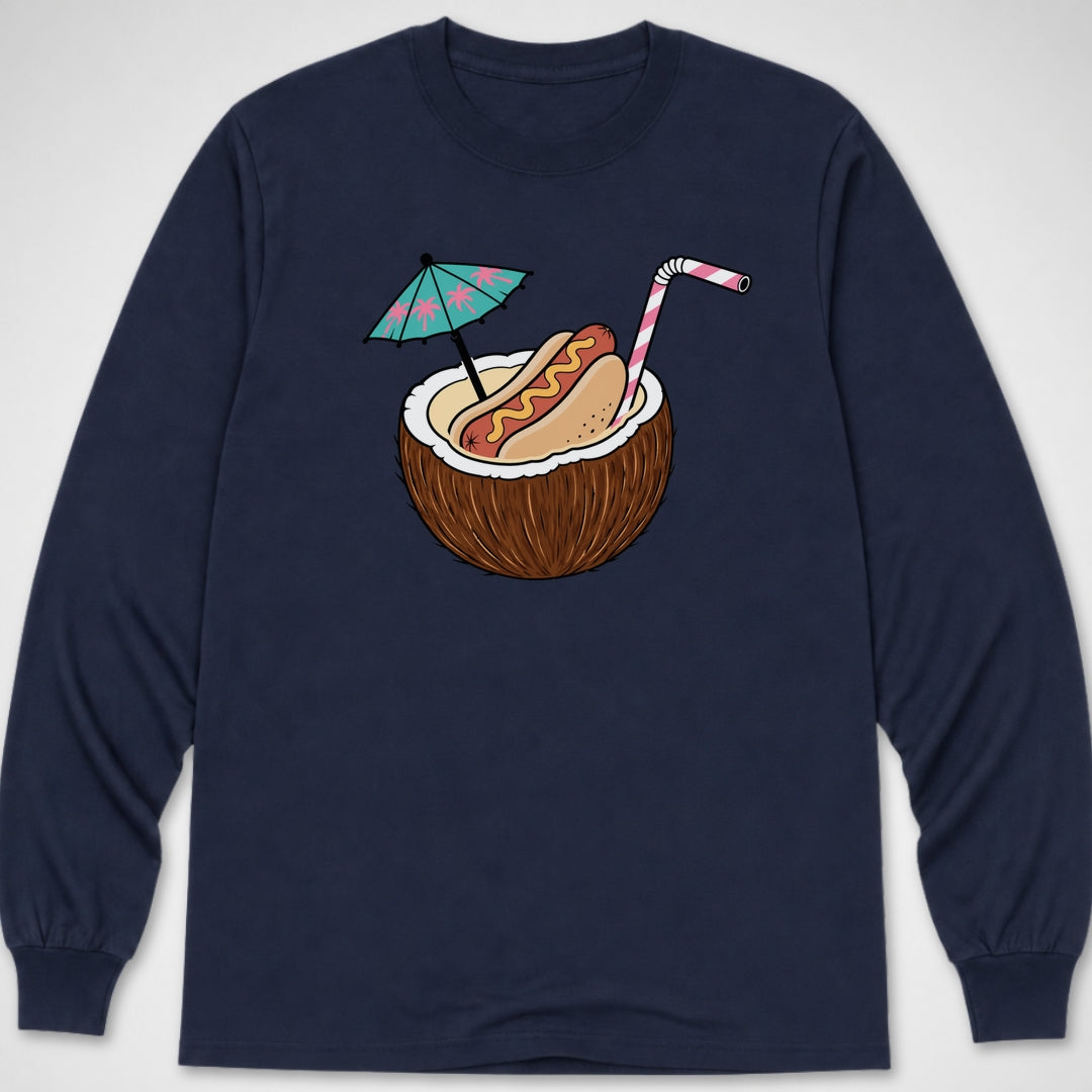 Hotdog Colada — Long Sleeve Tee product image 5