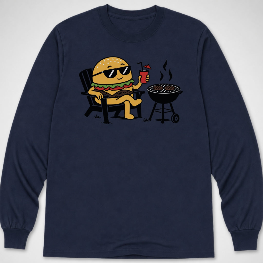Burger Vibe — Long Sleeve Tee product image 4