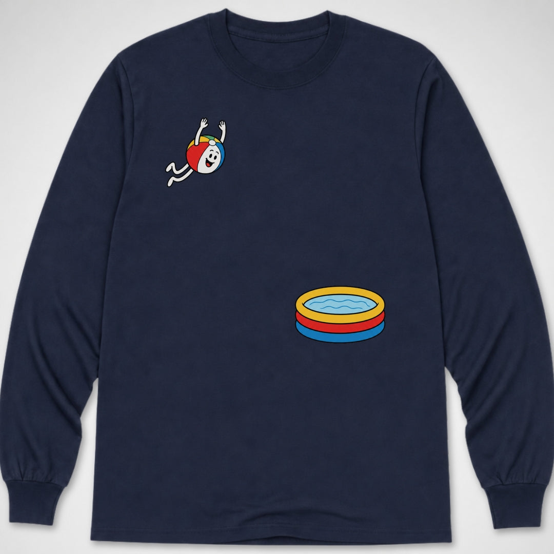 Beach Ball Dive — Long Sleeve Tee product image 6