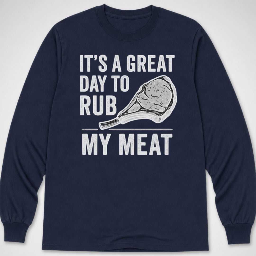 Rub My Meat — Long Sleeve Tee product image 6