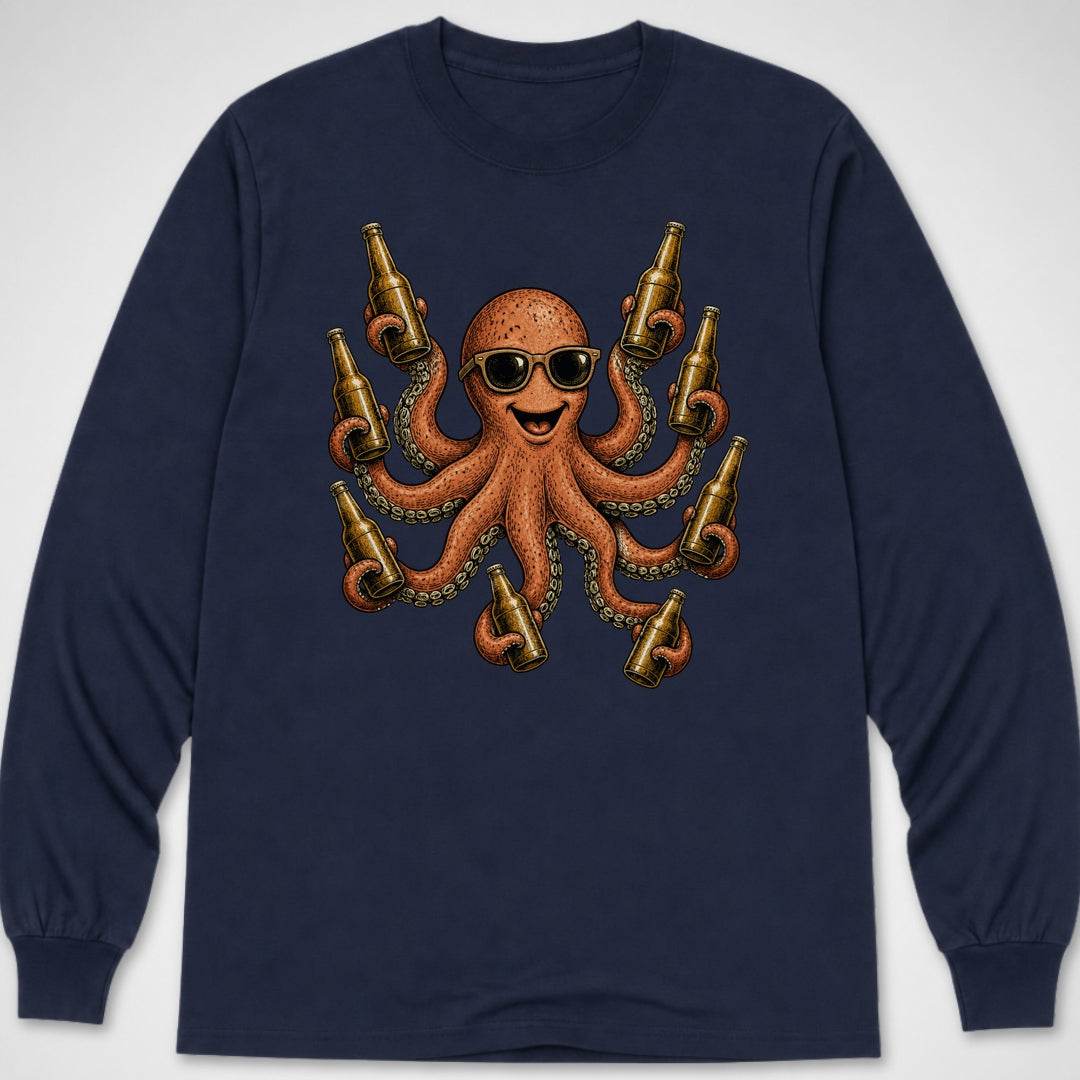 Octo-Drinkin' — Long Sleeve Tee product image 6