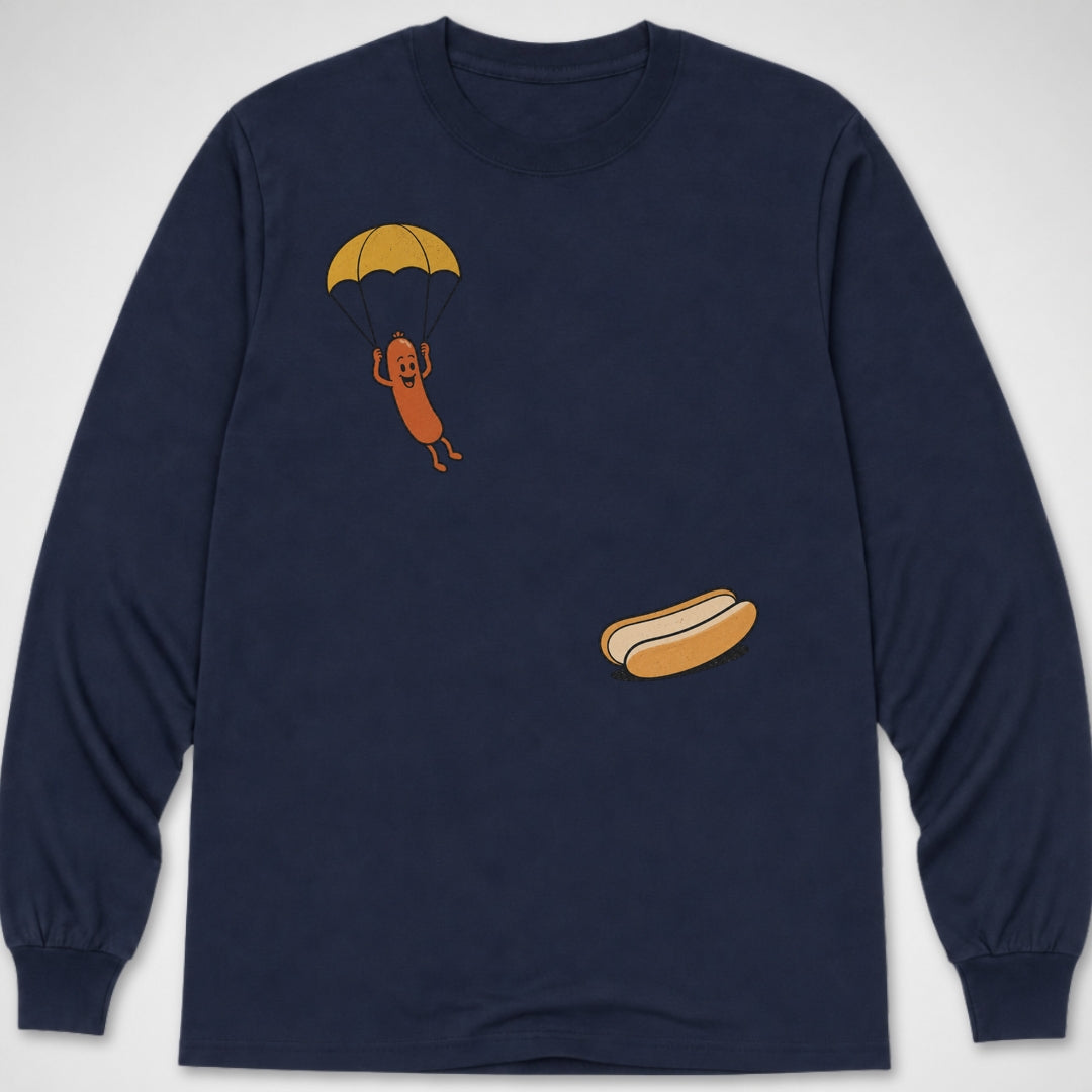 Hotdog Parachute — Long Sleeve Tee product image 6