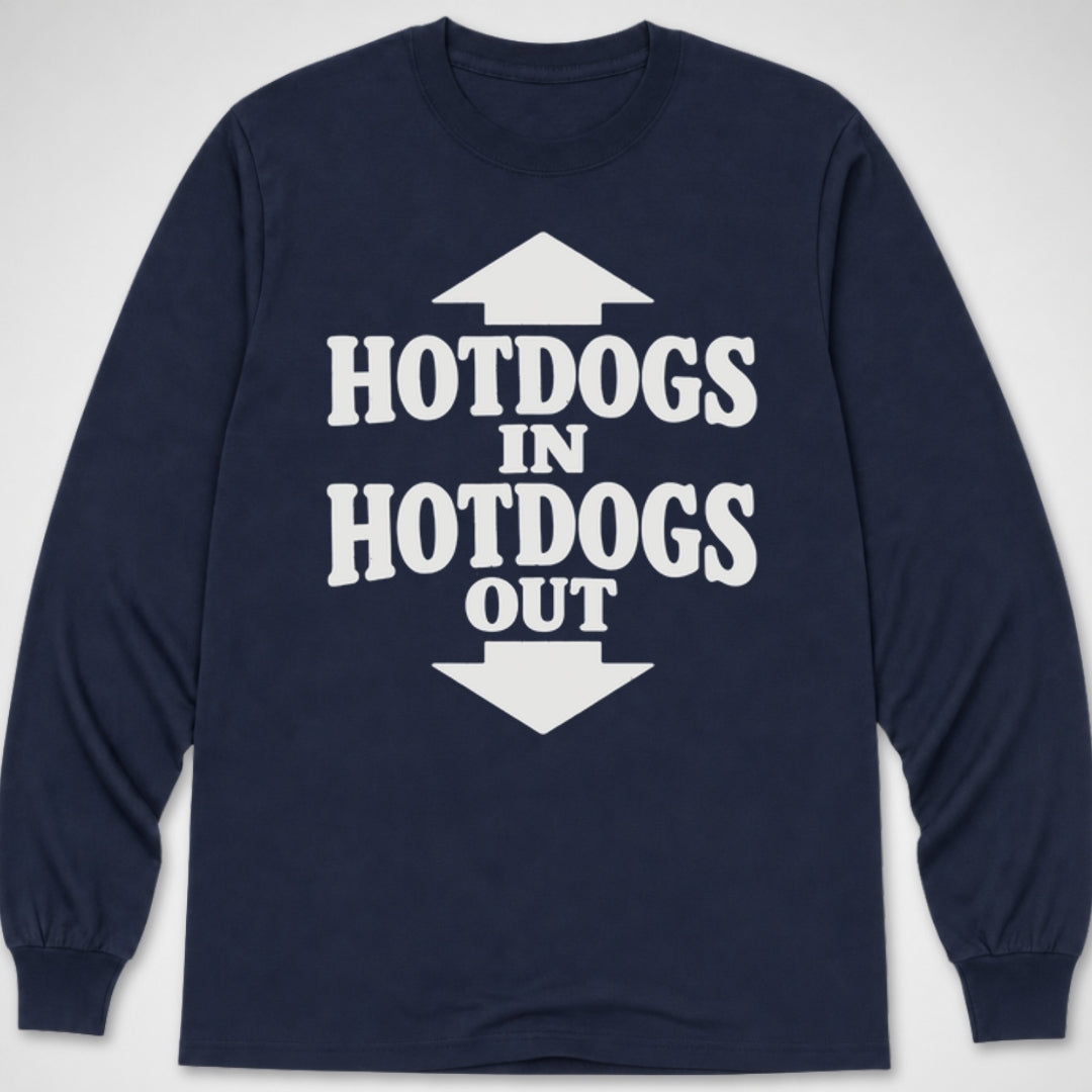 Hotdogs In, Out — Long Sleeve Tee product image 5