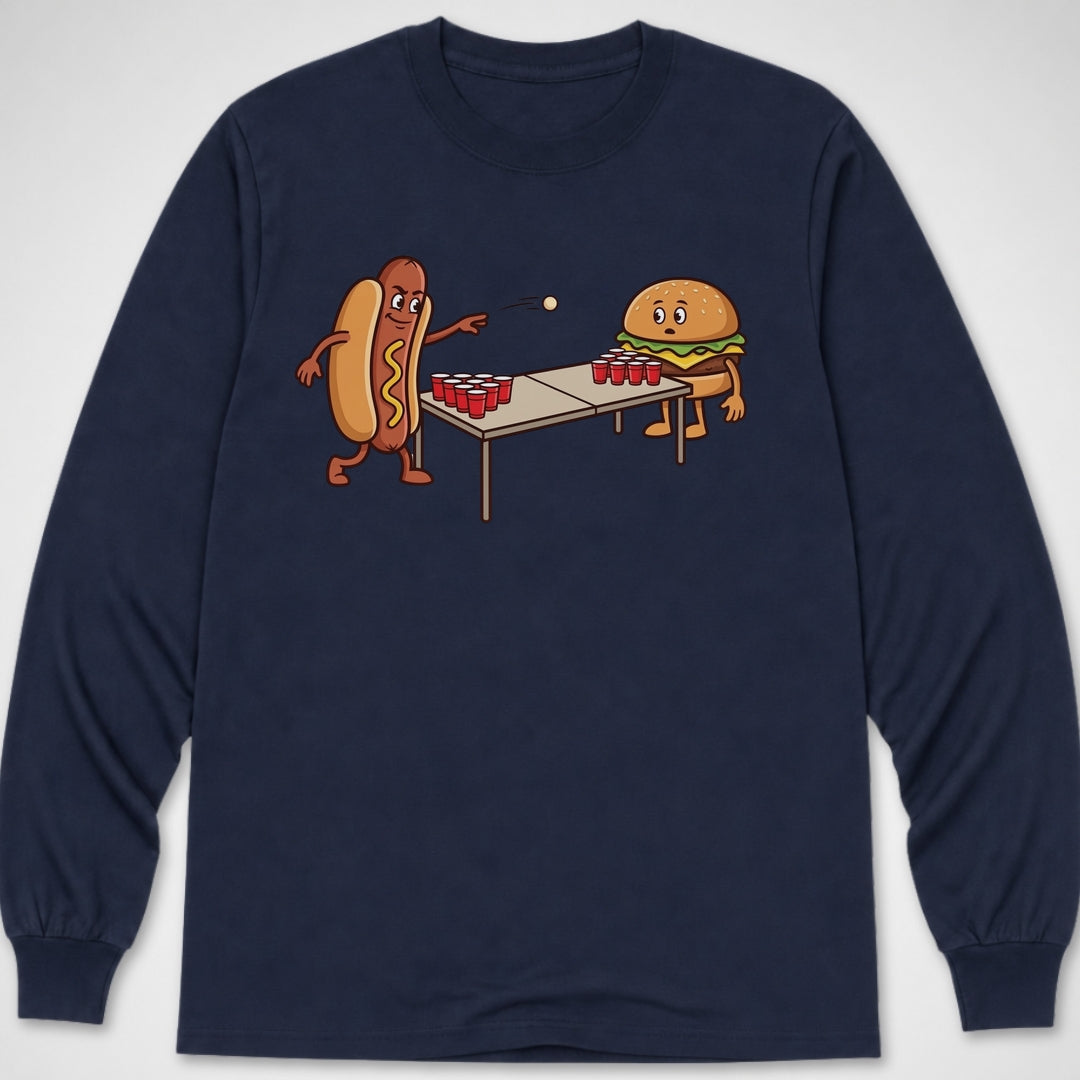 BBQ Pong — Long Sleeve Tee product image 1