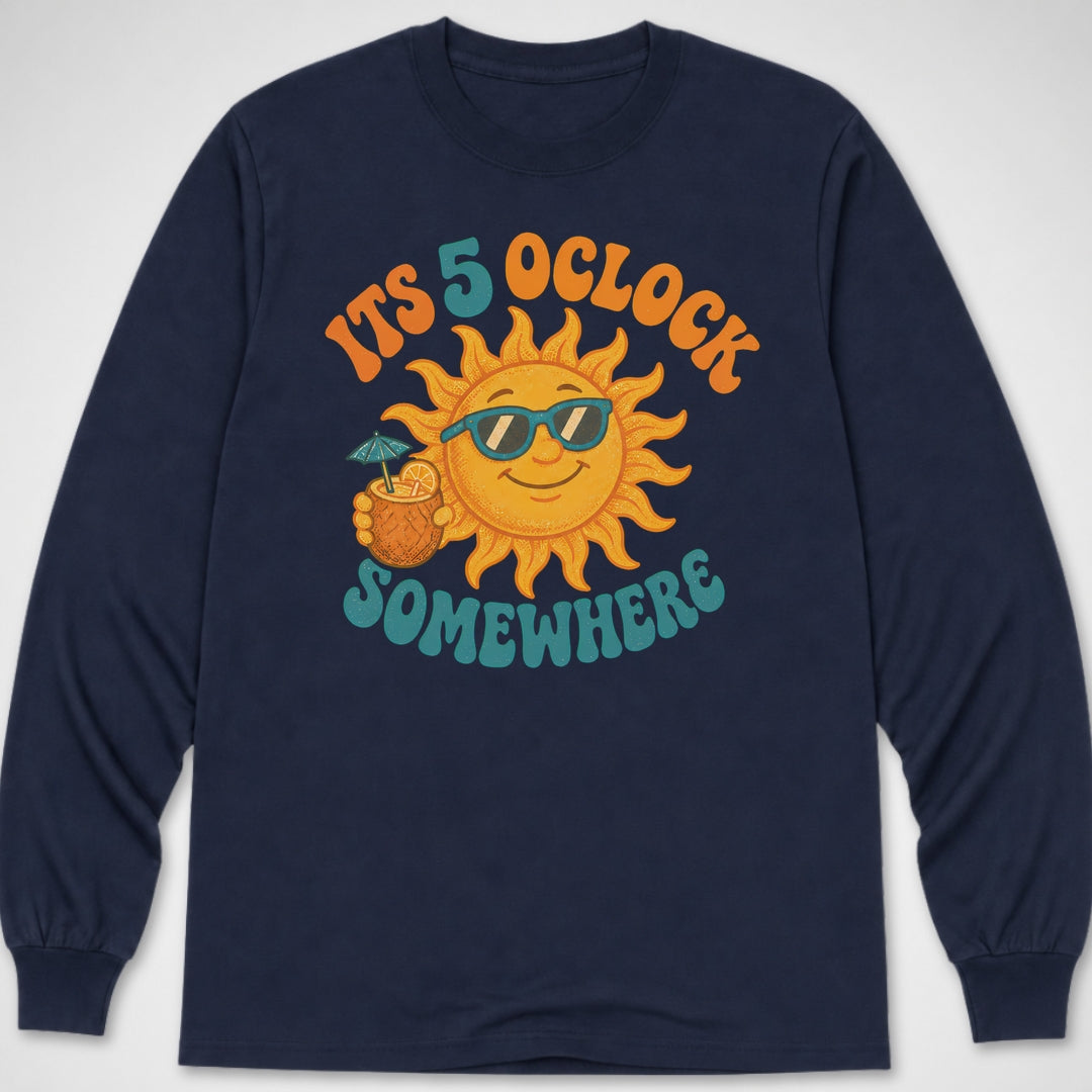 5 O'Clock Somewhere — Long Sleeve Tee product image 1