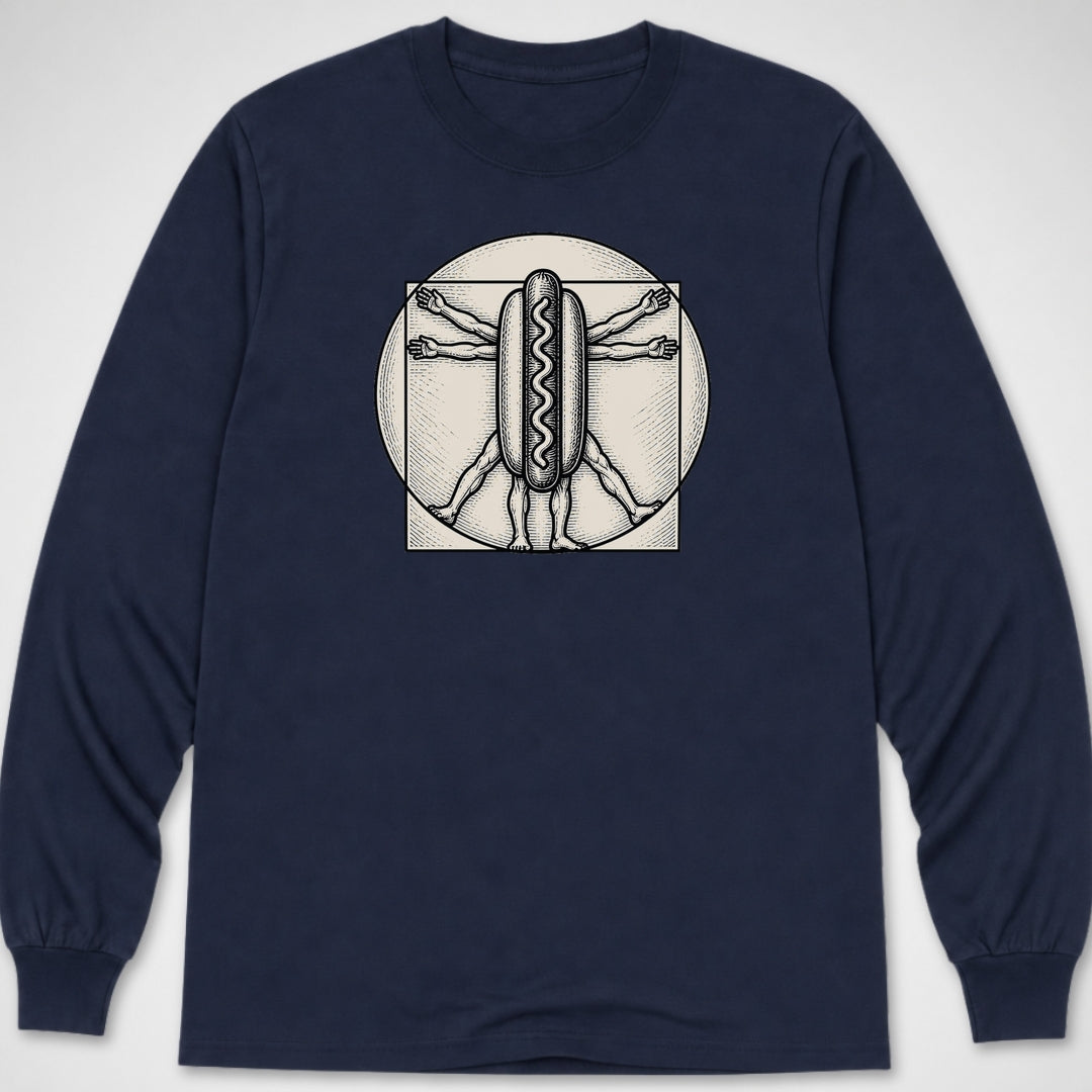 Vitruvian Glizzy — Long Sleeve Tee product image 5