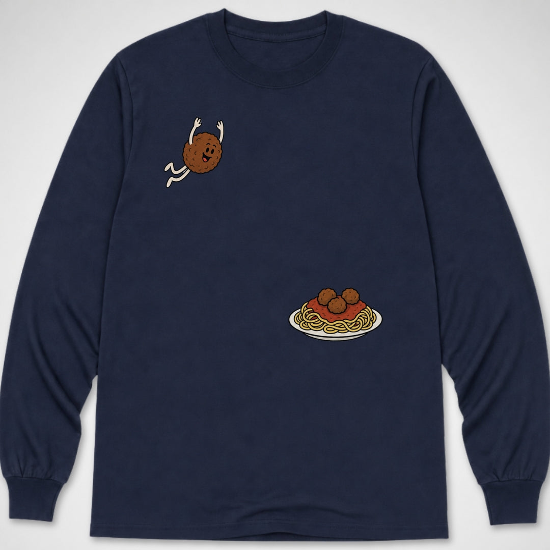 Meatball Dive — Long Sleeve Tee product image 6