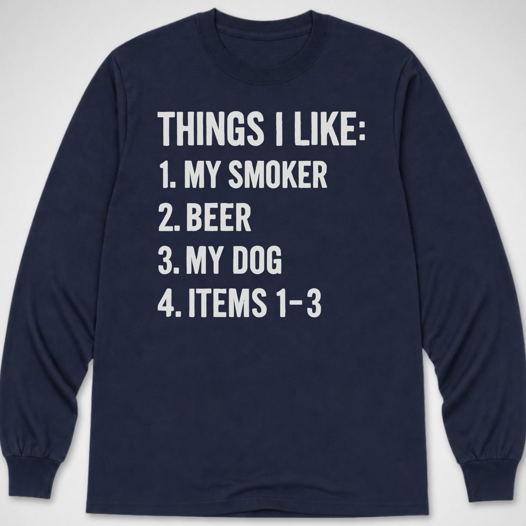 Things I Like — Long Sleeve Tee product image 1