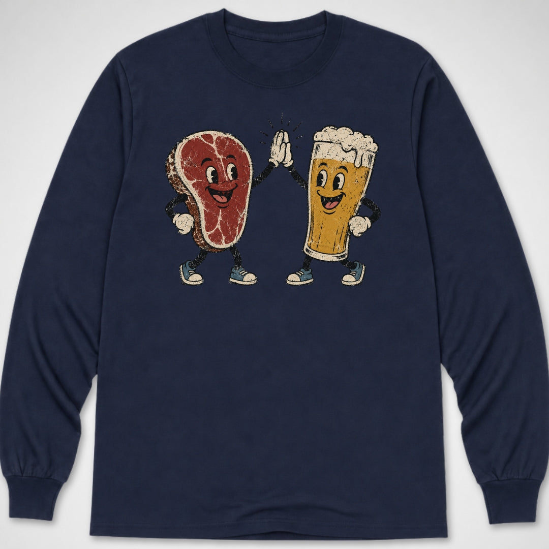 Steak & Suds — Long Sleeve Tee product image 6