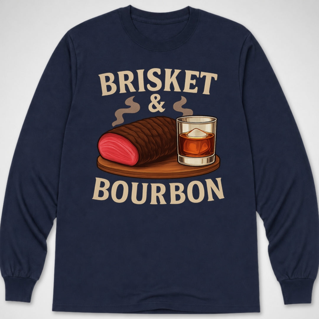 Brisket & Bourbon — Long Sleeve Tee product image 4