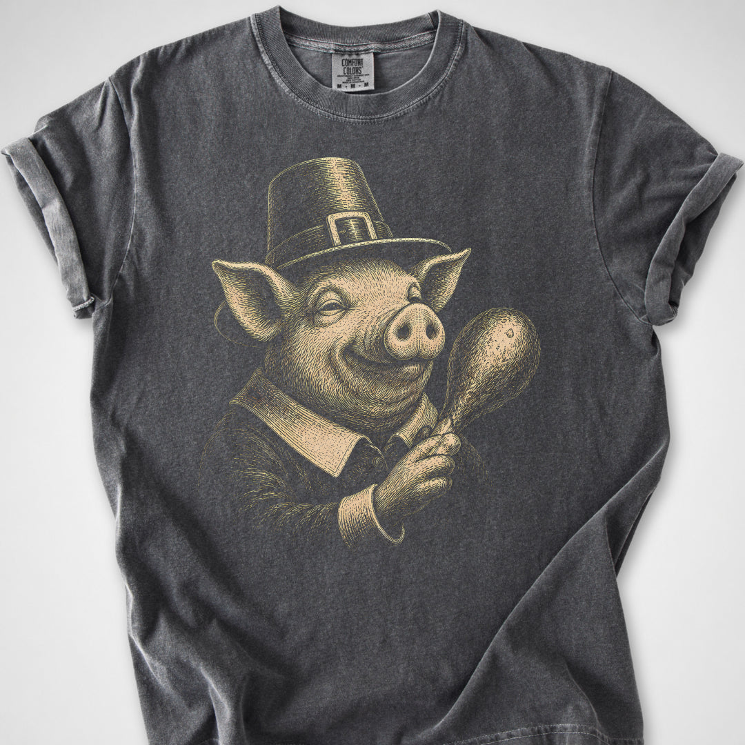Pilgrim Pig — Premium Tee product image 1
