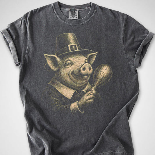 Pilgrim Pig — Premium Tee product image 1