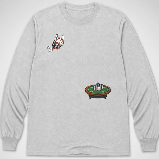Poker Chip Dive — Long Sleeve Tee product image 1