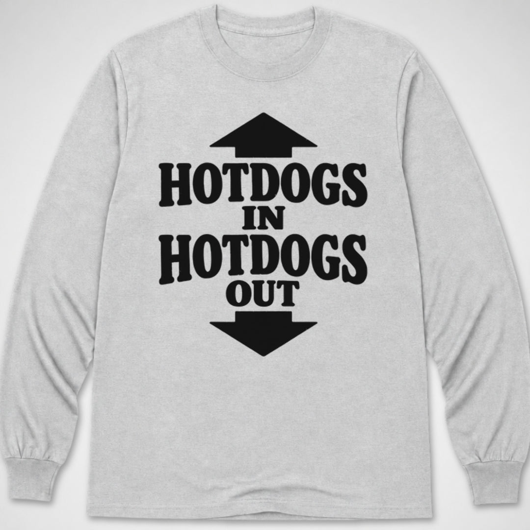 Hotdogs In, Out — Long Sleeve Tee product image 7
