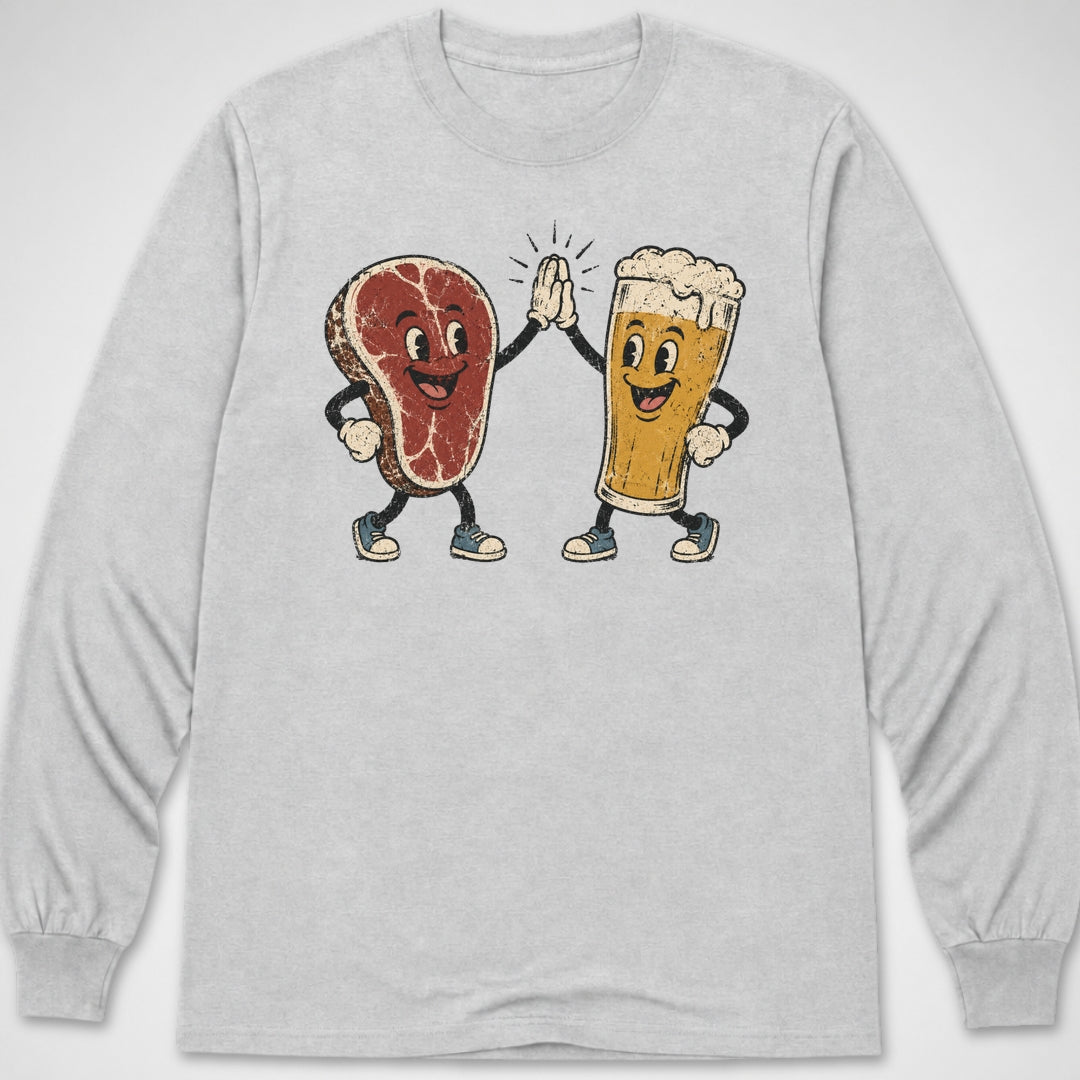 Steak & Suds — Long Sleeve Tee product image 7