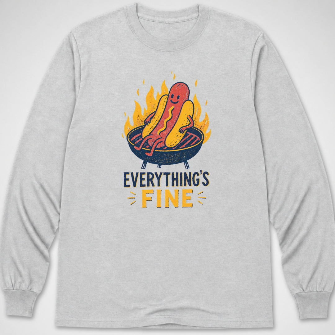 Everything's Fine — Long Sleeve Tee product image 4