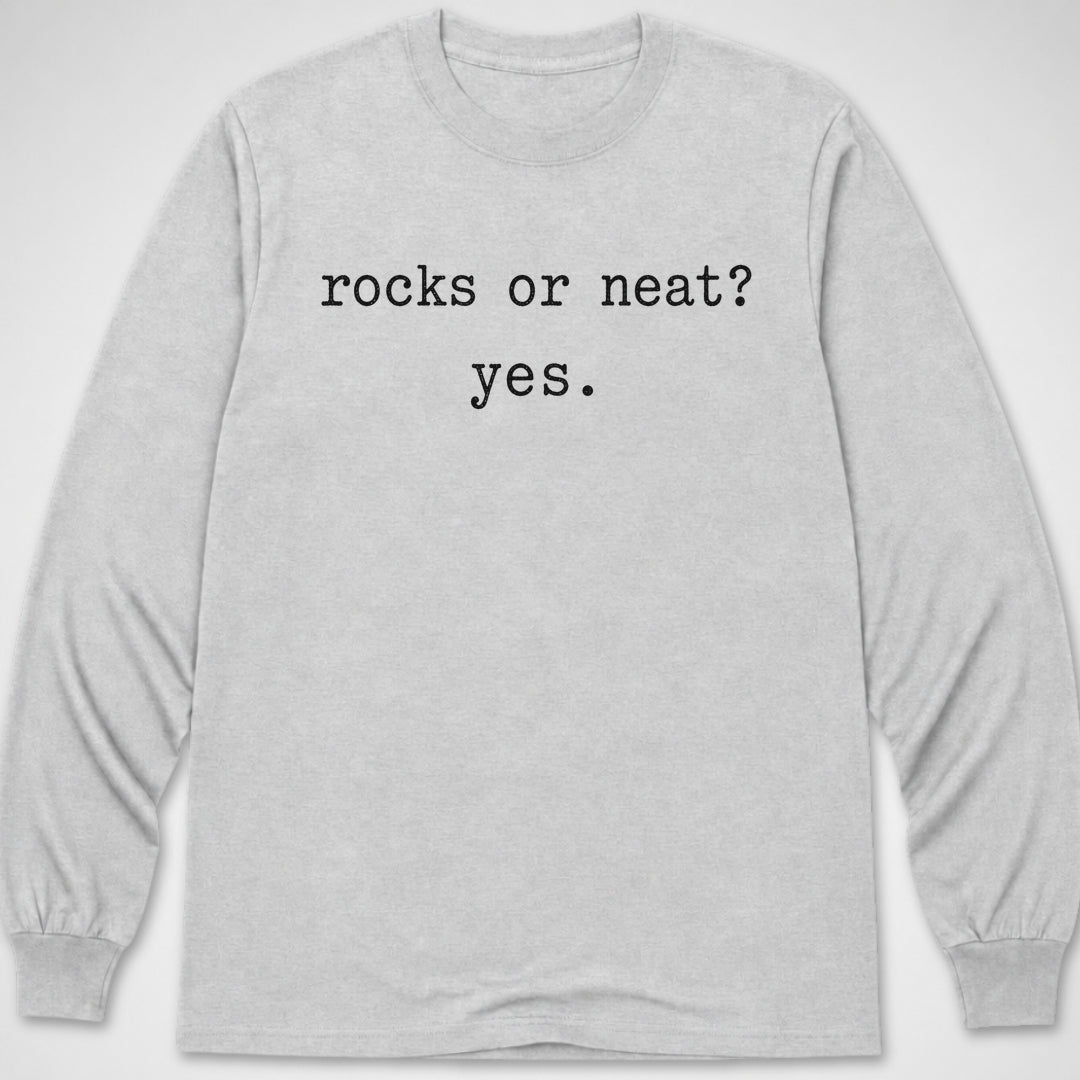 Rocks Or Neat? — Long Sleeve Tee product image 7