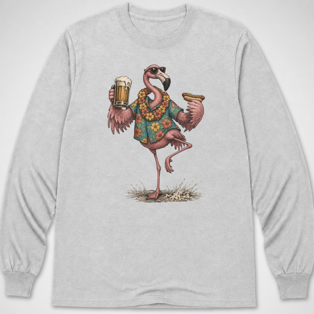 Flamingo Pose — Long Sleeve Tee product image 7