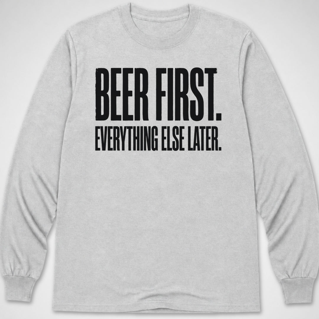 Beer First — Long Sleeve Tee product image 7