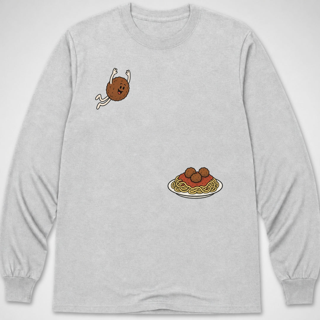 Meatball Dive — Long Sleeve Tee product image 7