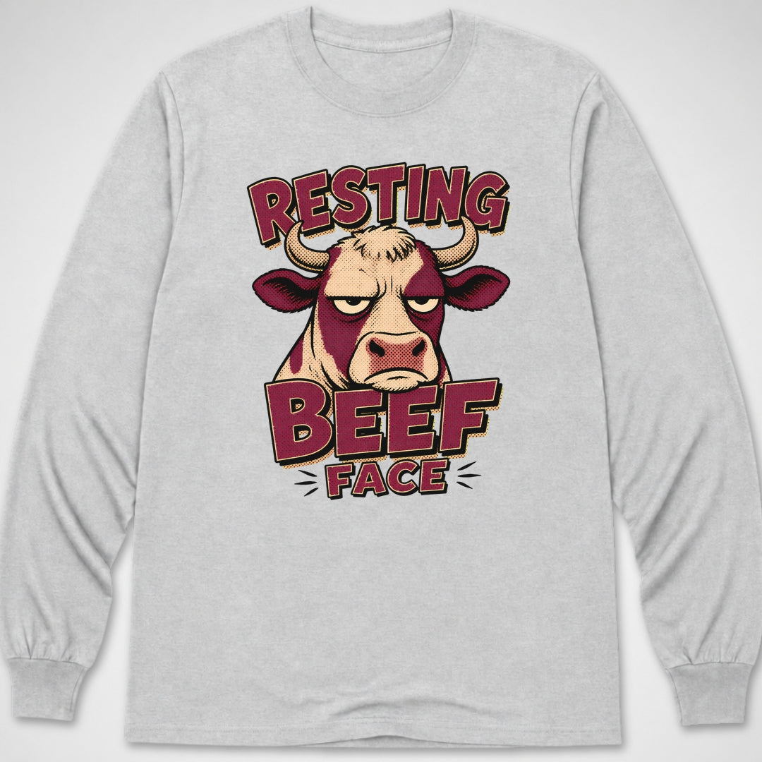 Resting Beef Face — Long Sleeve Tee product image 1