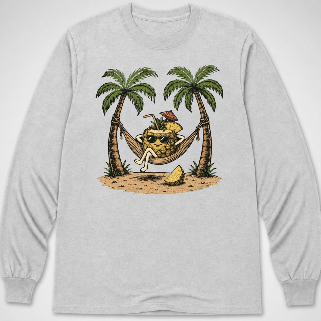 Pineapple Relaxin' — Long Sleeve Tee product image 7