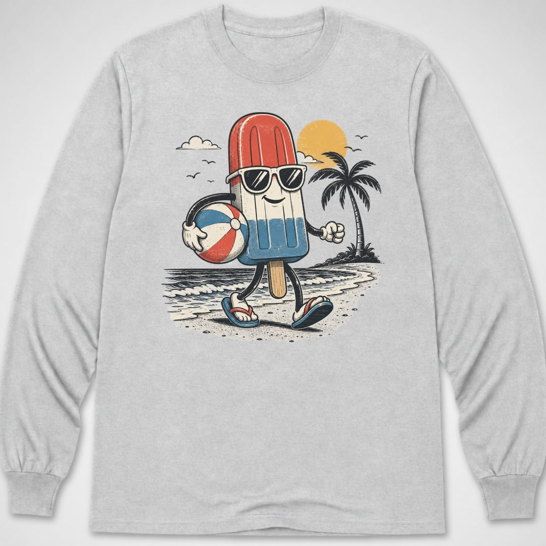 Red, White & Chill — Long Sleeve Tee product image 3