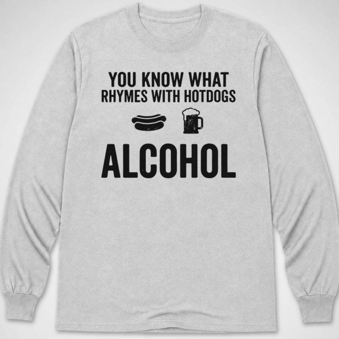 Hotdog Rhyme — Long Sleeve Tee product image 7