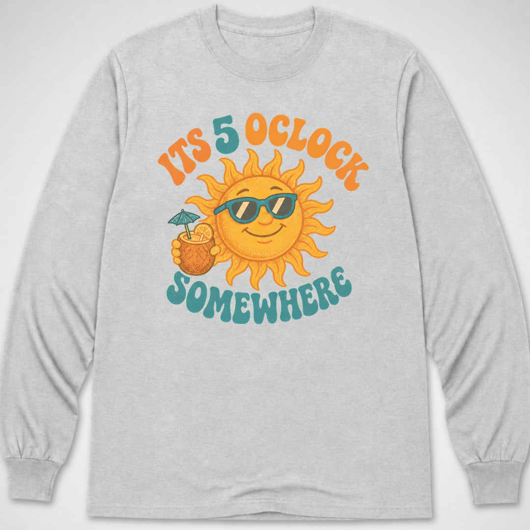 5 O'Clock Somewhere — Long Sleeve Tee product image 6