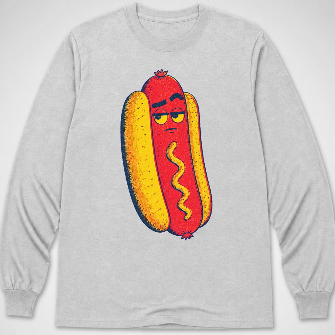 Hotdog Brow Raise — Long Sleeve Tee product image 8