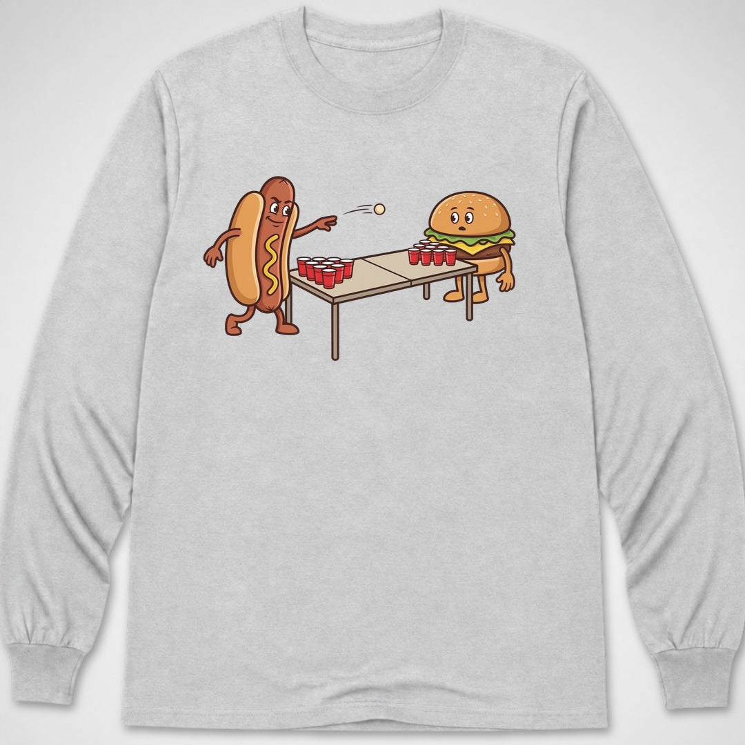 BBQ Pong — Long Sleeve Tee product image 7
