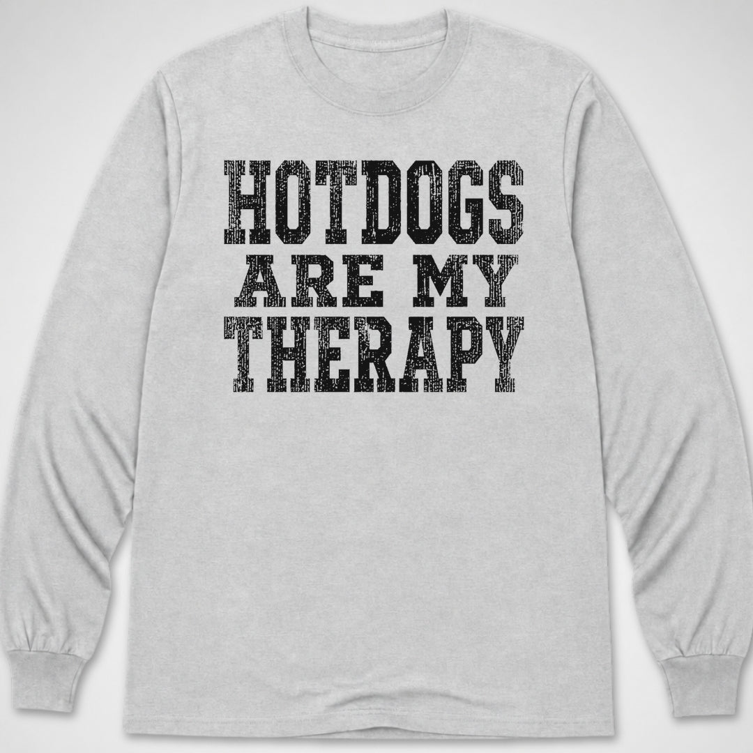 Hotdog Therapy — Long Sleeve Tee product image 7