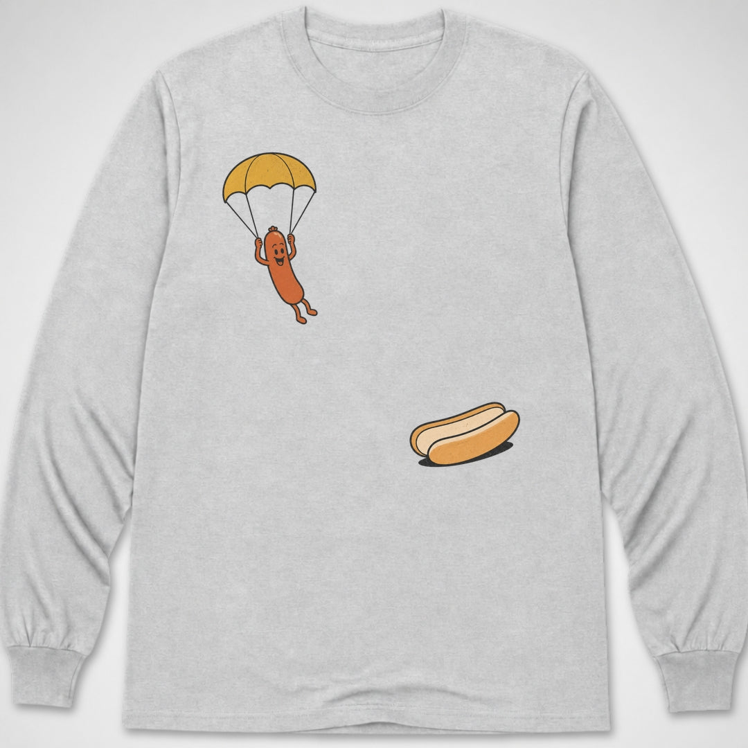 Hotdog Parachute — Long Sleeve Tee product image 8