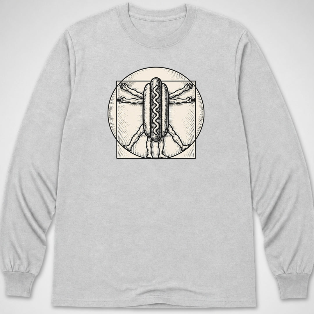 Vitruvian Glizzy — Long Sleeve Tee product image 7