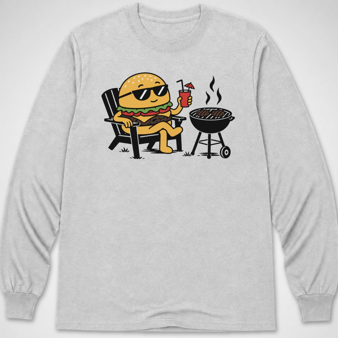Burger Vibe — Long Sleeve Tee product image 6