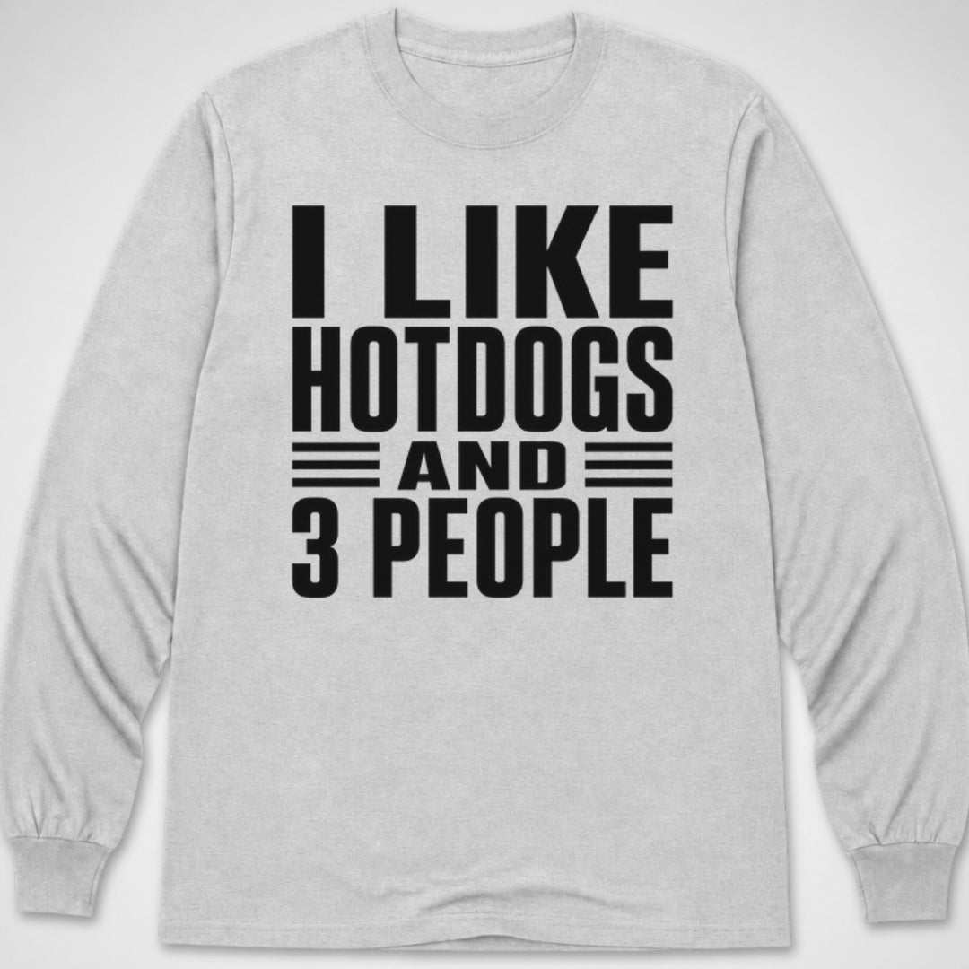I Like Hotdogs and... — Long Sleeve Tee product image 7