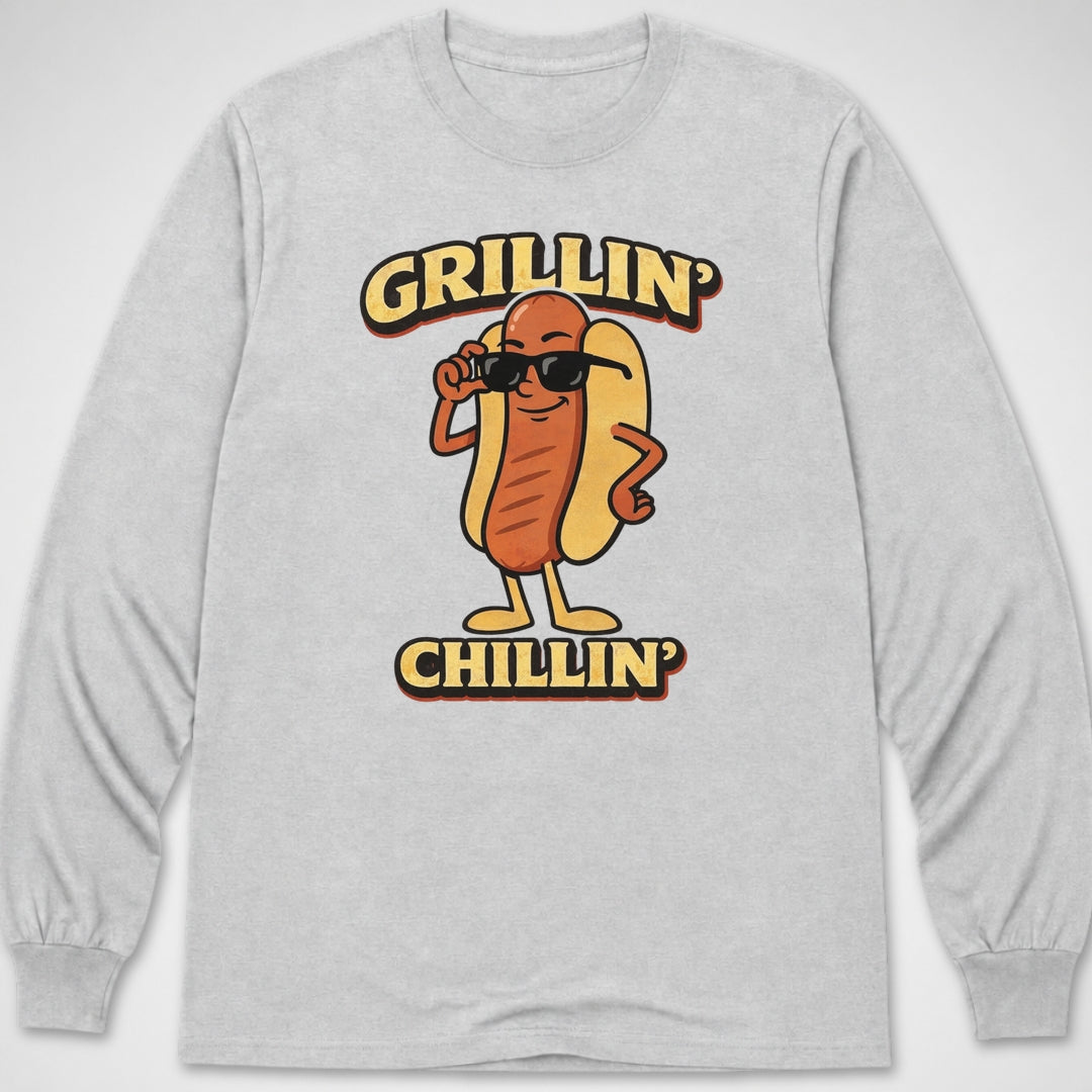Grillin' & Chillin' — Long Sleeve Tee product image 7