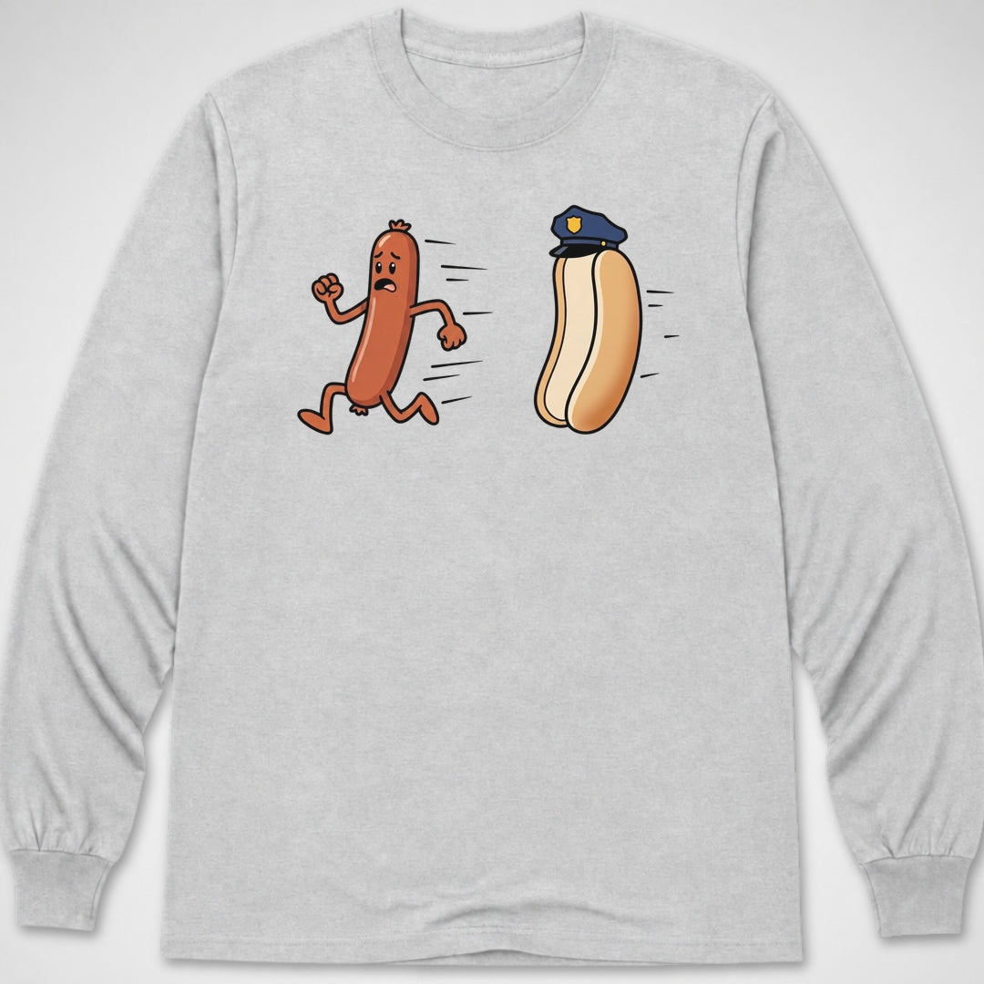 Hotdog on the Run — Long Sleeve Tee product image 8