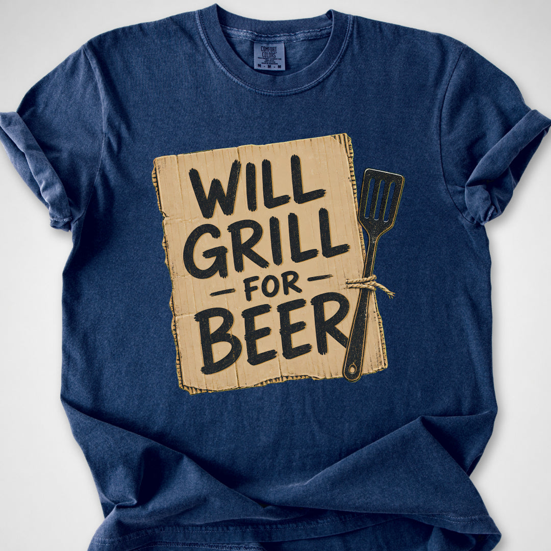 Will Grill For Beer — Premium Tee product image 5