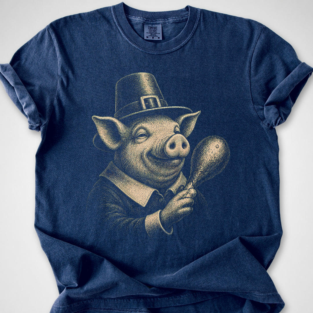 Pilgrim Pig — Premium Tee product image 4