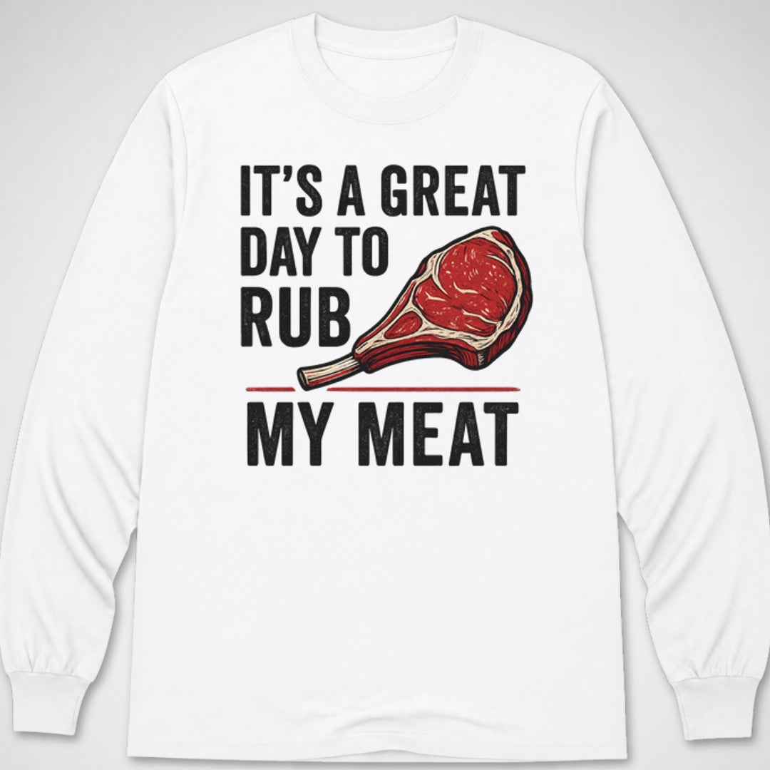 Rub My Meat — Long Sleeve Tee product image 7