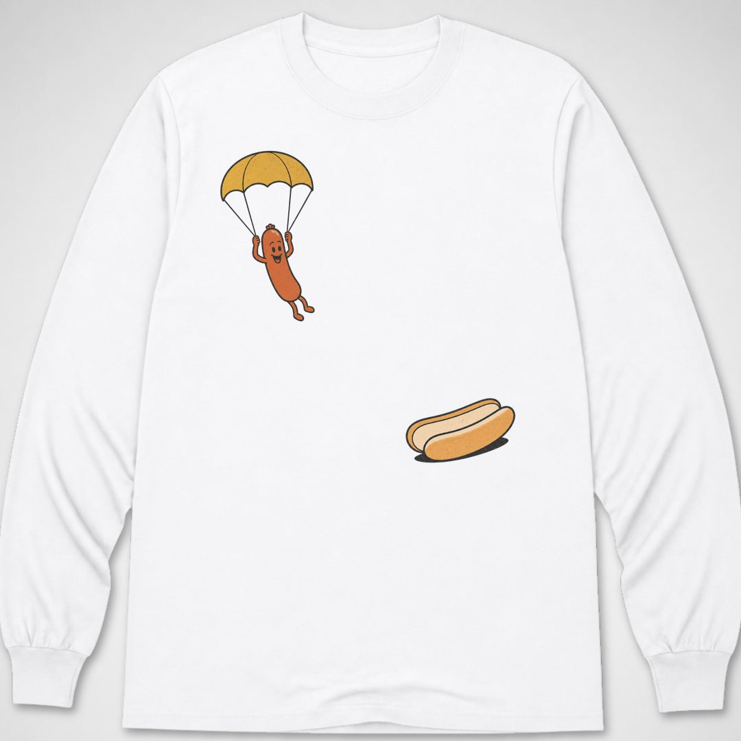 Hotdog Parachute — Long Sleeve Tee product image 7