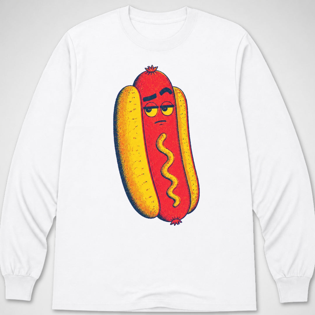 Hotdog Brow Raise — Long Sleeve Tee product image 7