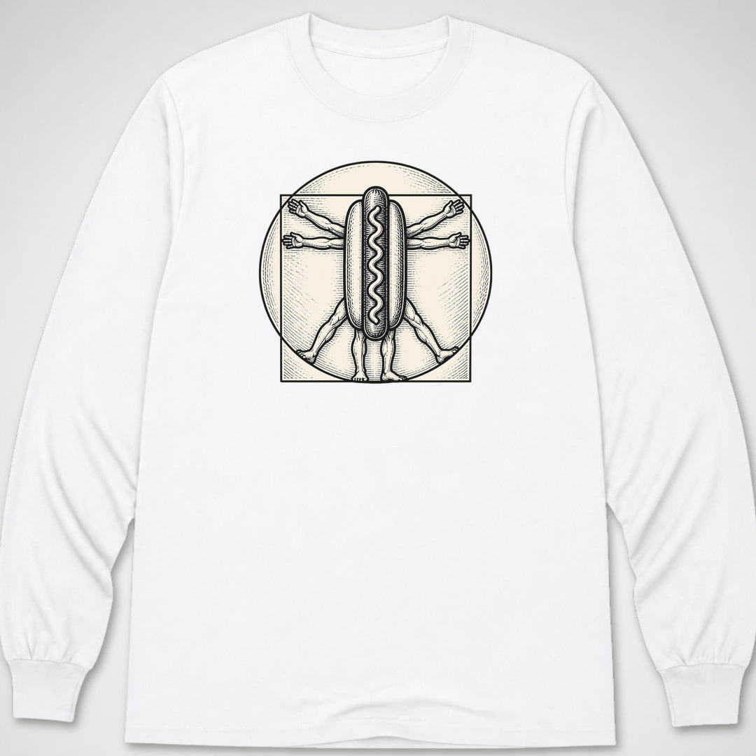 Vitruvian Glizzy — Long Sleeve Tee product image 6
