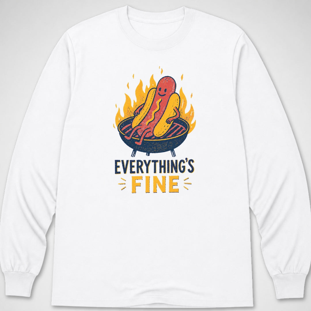 Everything's Fine — Long Sleeve Tee product image 3