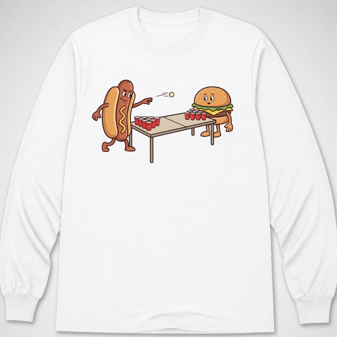 BBQ Pong — Long Sleeve Tee product image 6