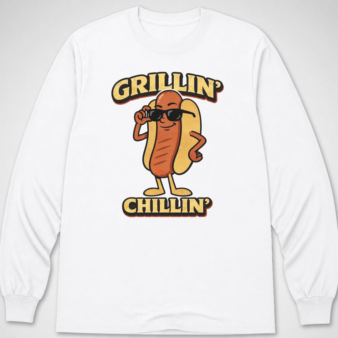 Grillin' & Chillin' — Long Sleeve Tee product image 6