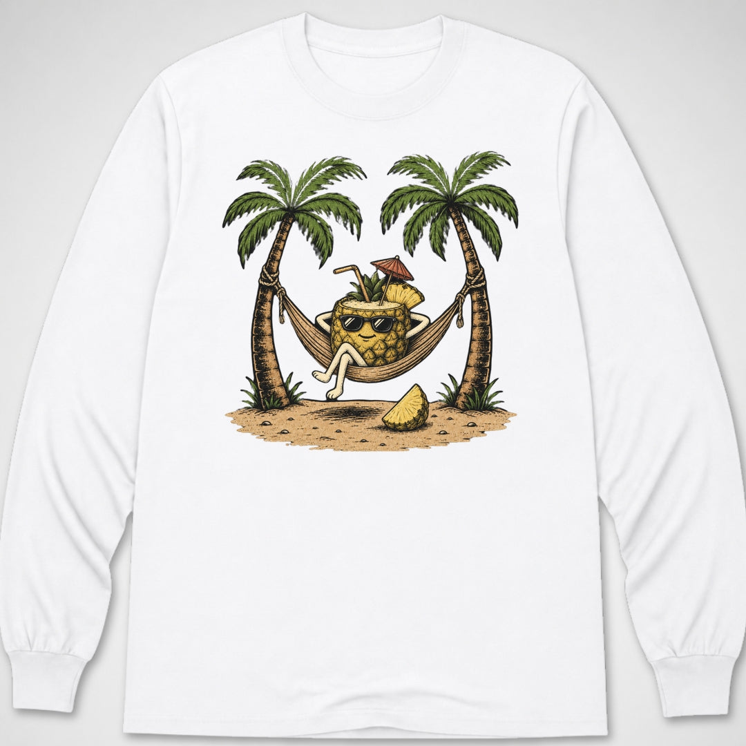Pineapple Relaxin' — Long Sleeve Tee product image 1