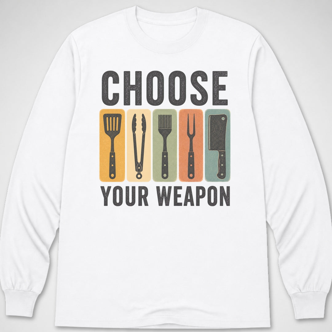 Choose Your Weapon — Long Sleeve Tee product image 2